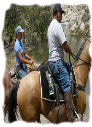 Kathy and George on Lake Ride